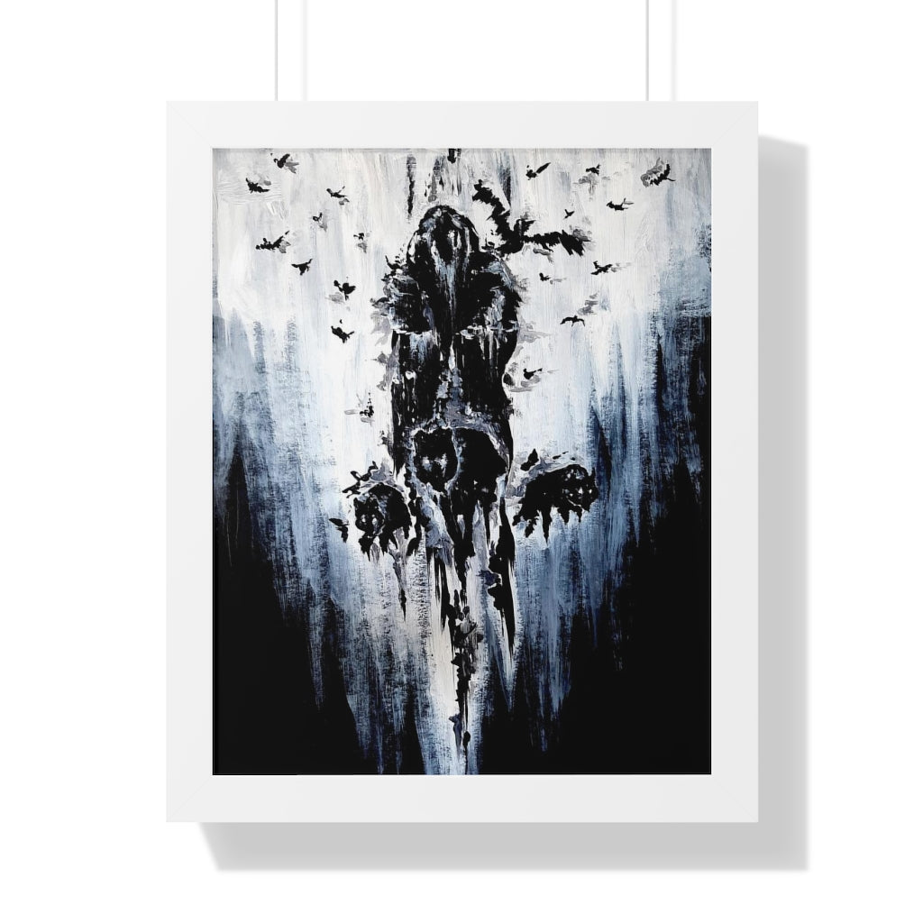 Framed Vertical Poster - Valhalla is calling you. Viking wall art, Odin Norse mythology.