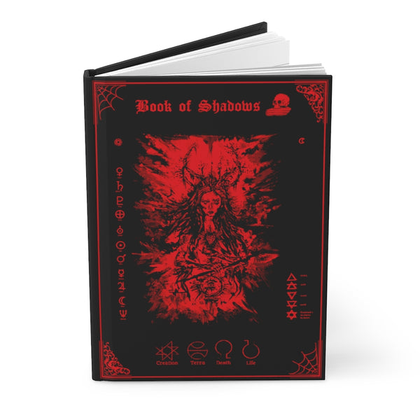 Book of shadows - Hardcover Journal Matte. Morgan Le Fray. Blood Red edition