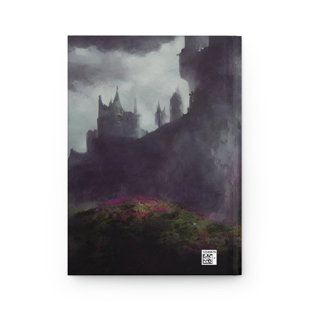 Hardcover Journal Matte. The brave wizard. Lined journal. Artistic and story writing journal.