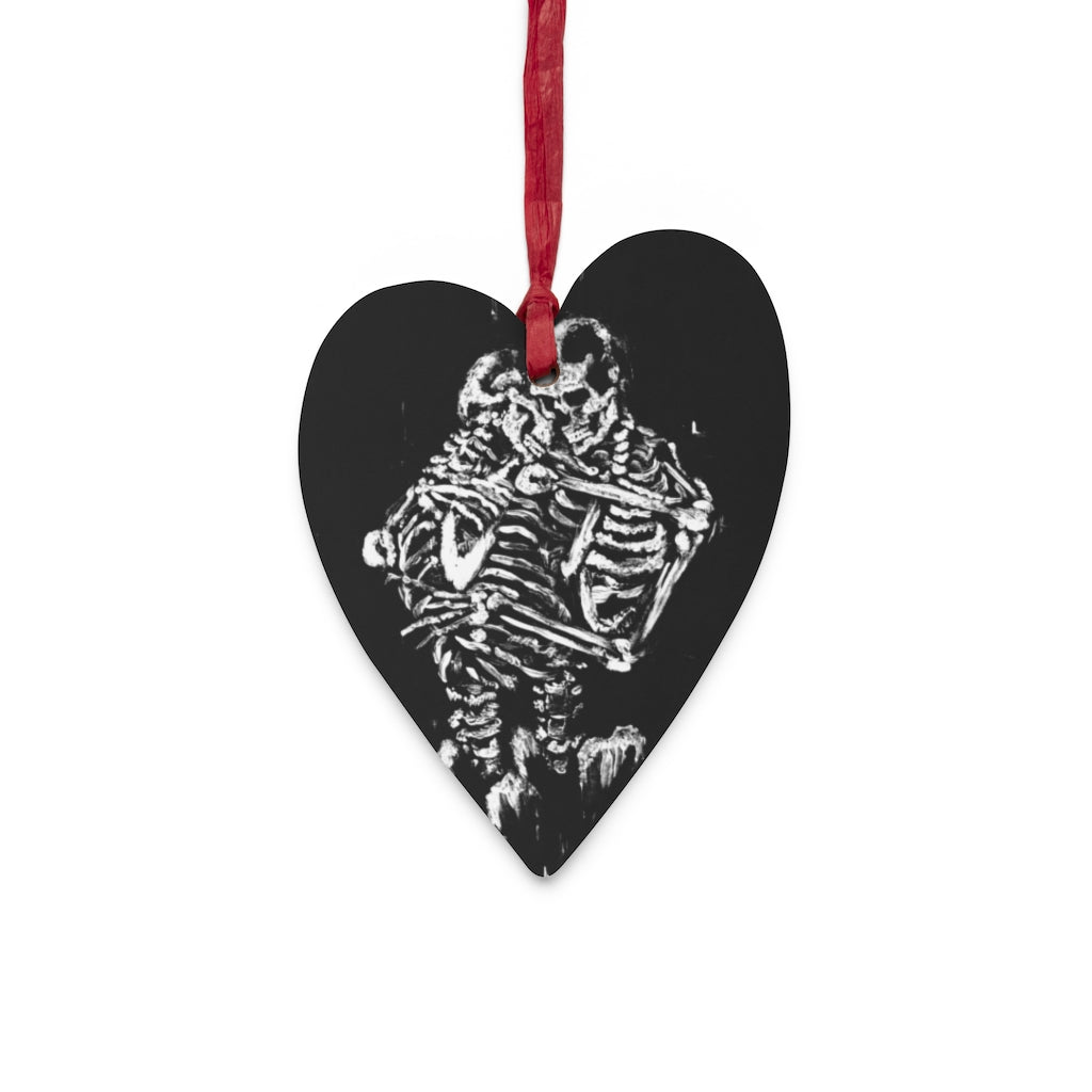 Wooden Christmas Ornaments - My love for you will never die.