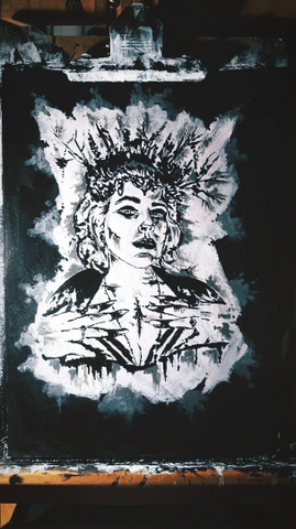 Shawna the witch - original artwork.