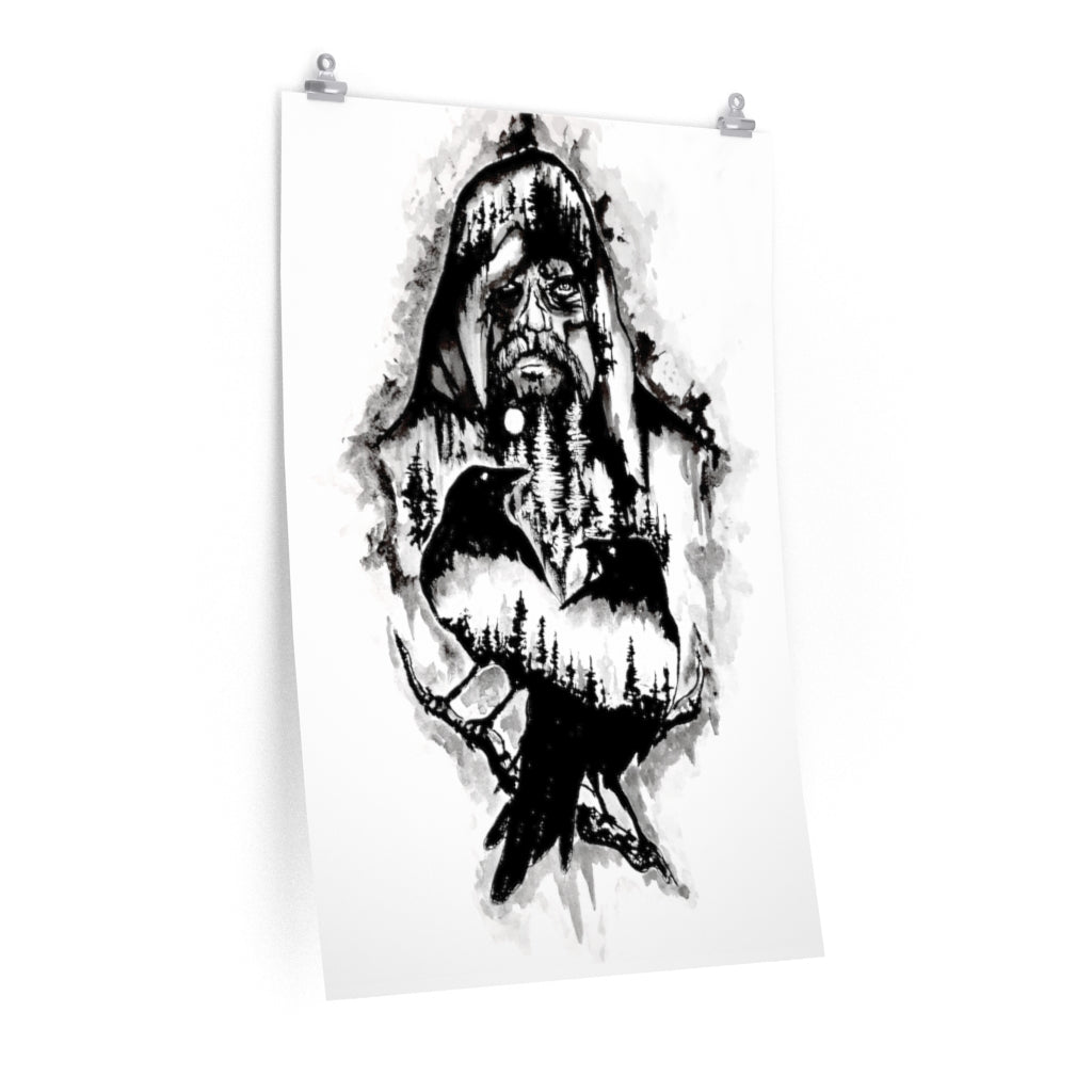 Odin calls you to Valhalla - Premium Matte vertical posters