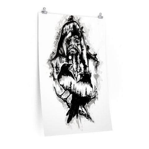 Odin calls you to Valhalla - Premium Matte vertical posters