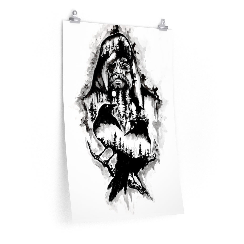 Odin calls you to Valhalla - Premium Matte vertical posters