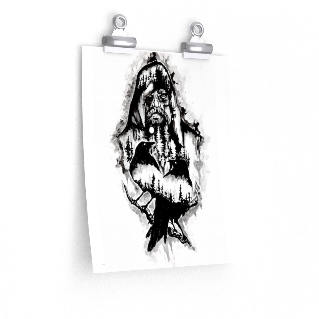 Odin calls you to Valhalla - Premium Matte vertical posters