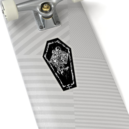 My love for you will never die - Vintage black and white. Kiss-Cut Stickers