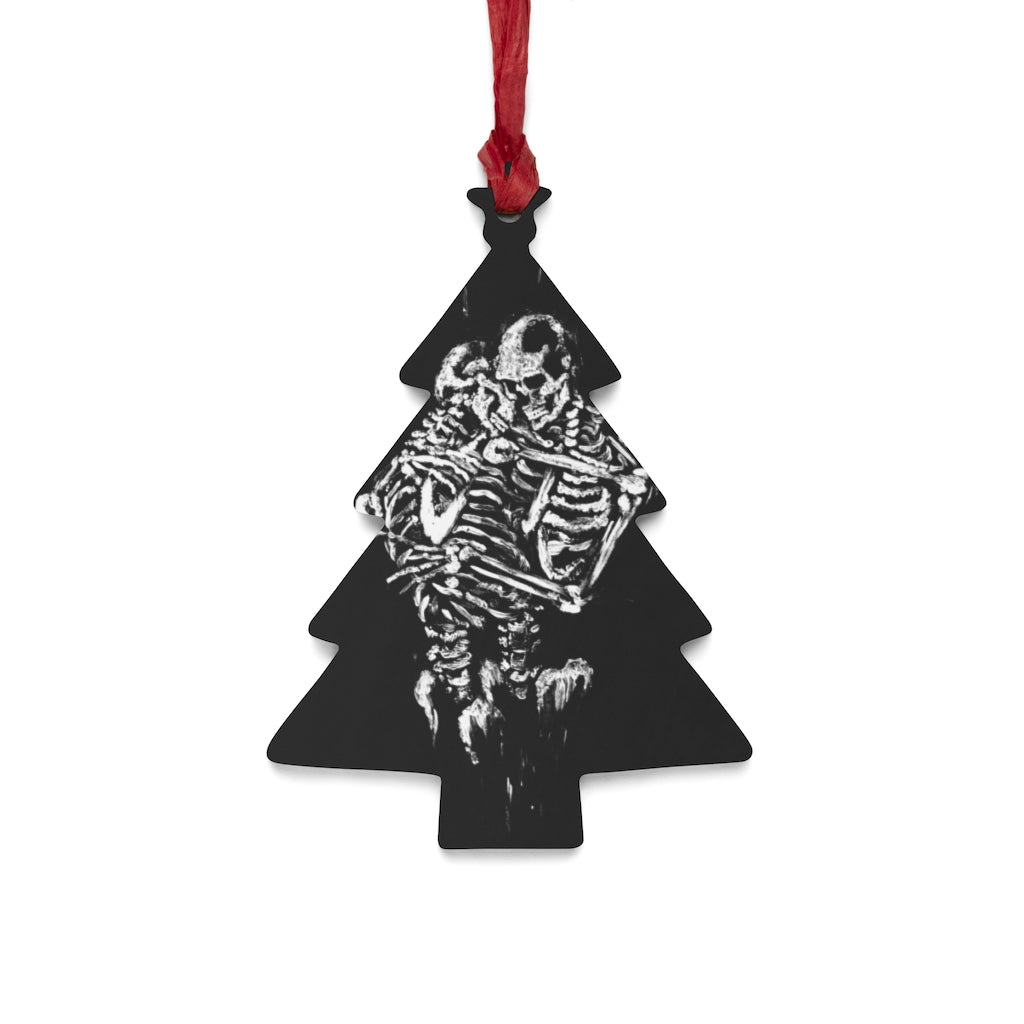 Wooden Christmas Ornaments - My love for you will never die.
