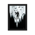The raven witch Diana. Framed matte paper poster