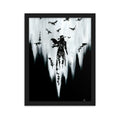 The raven witch Diana. Framed matte paper poster