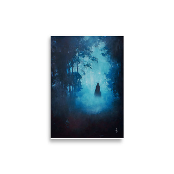 Lady of the night. Art print. Poster