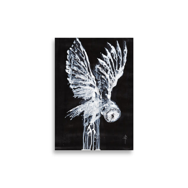 The Haunted Owl Version II. Art print.