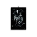 Morrigan the raven goddess. Gothic, Ravin, forest, witch, witchcraft and dark art. Gothic Home decor - Wall art