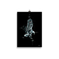 The Eagle soars high. Fly like an eagle whatever you go. Gothic, Eagle, poster. Gothic Home decor - Wall art