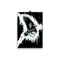 Muninn the Rave She watches over you. Odin, Gothic, Ravin, forest, witch, witchcraft and dark art. Gothic Home decor - Wall art