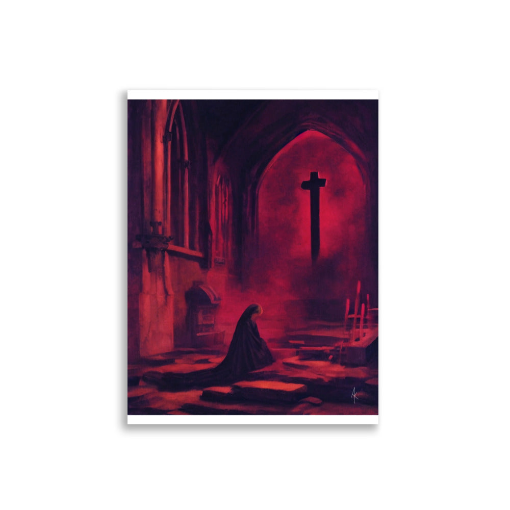 Forgive me father. Art print