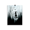 The pixie witch. Her soul wanders the forest. Pixie, Gothic, witch, witchcraft and dark art poster. Gothic Home decor. - Wall art