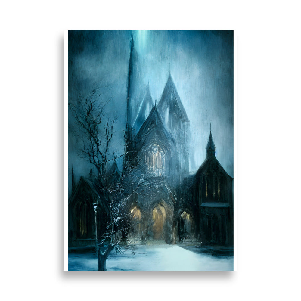 Lord from above. High Quality Art print, poster. Original oil painting, Hand painted Landscape Art