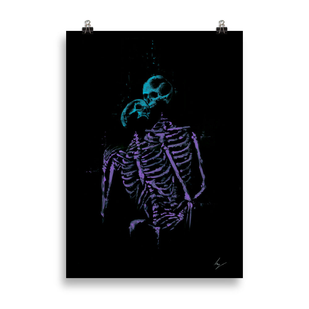 True love defies the realm of death - Wall art