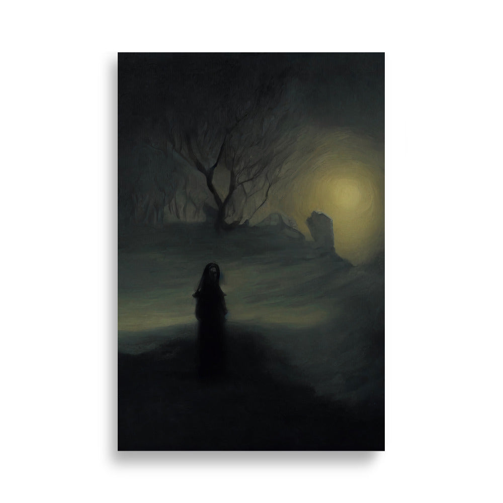 The widow witch. Art print