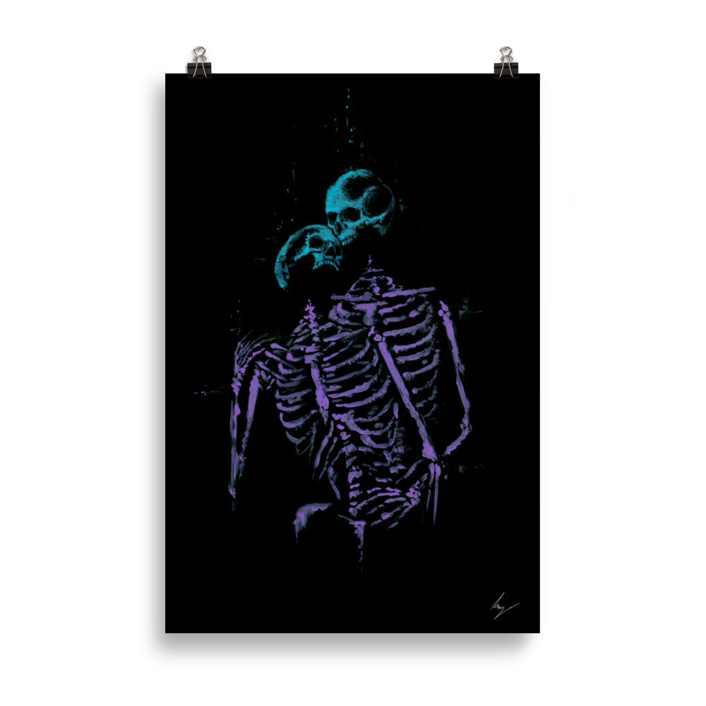 True love defies the realm of death - Wall art