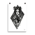 The raven witch - Poster wall art. High quality Enhanced Matte poster