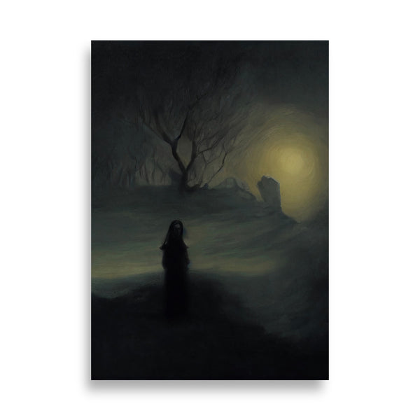 The widow witch. Art print