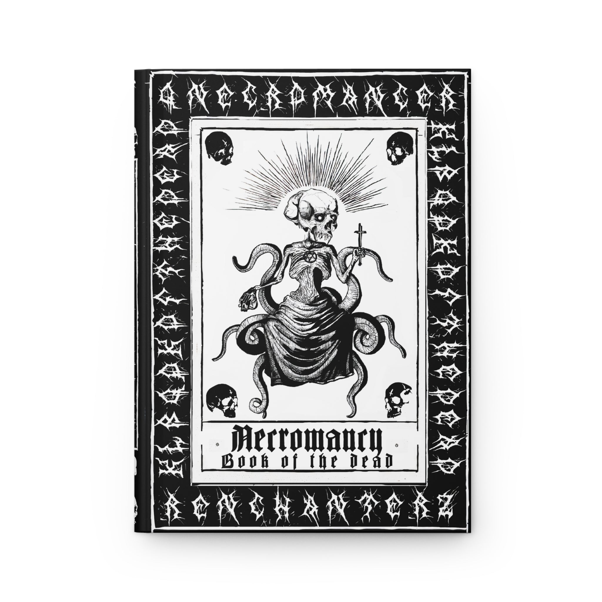 Necromancy Book of the dead journal - Elder God. Hardcover Journal Matte. The shadow warlock. Lined journal.