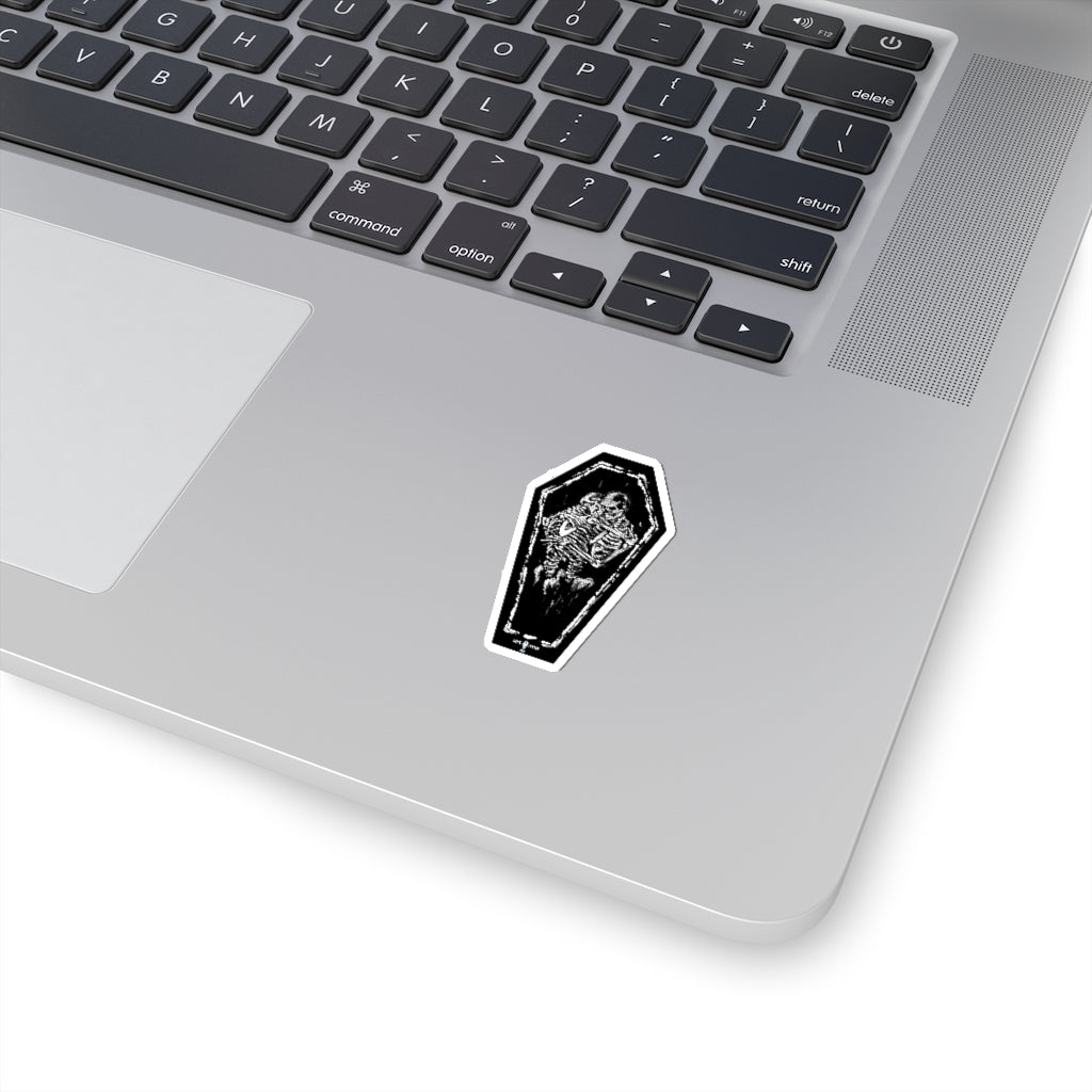 My love for you will never die - Vintage black and white. Kiss-Cut Stickers
