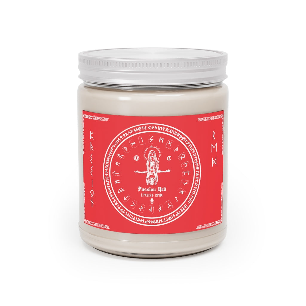 Spell Candle - Passion Red - Aromatherapy Spell craft Candles, 9oz. Witchcraft. ritual. Dark magic.