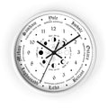 Wall clock -  Wicca Pagan Celtic Triquetra