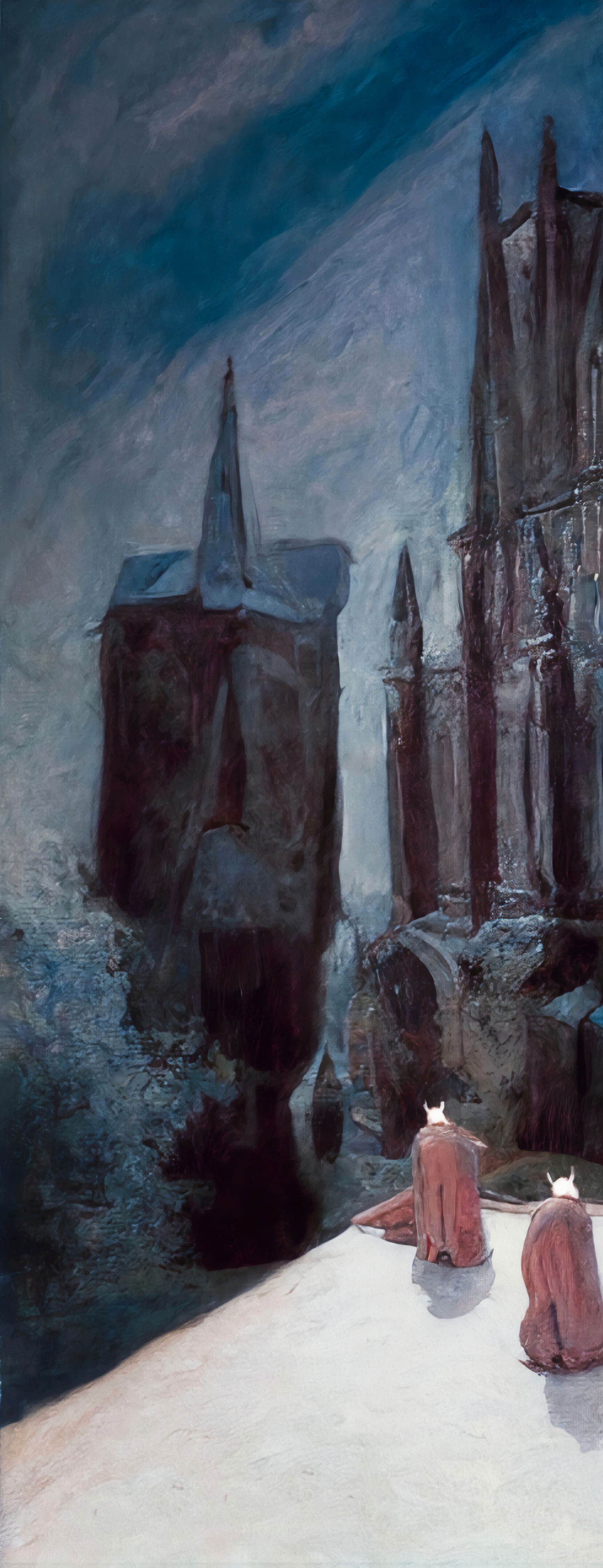 Sinners chapel. Art print.
