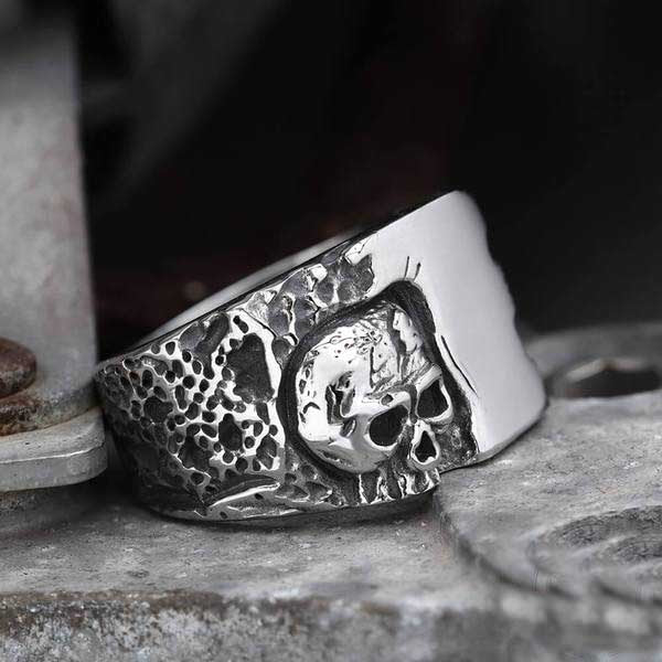 Evil Skull Ring. Jewellery. Stainless steal