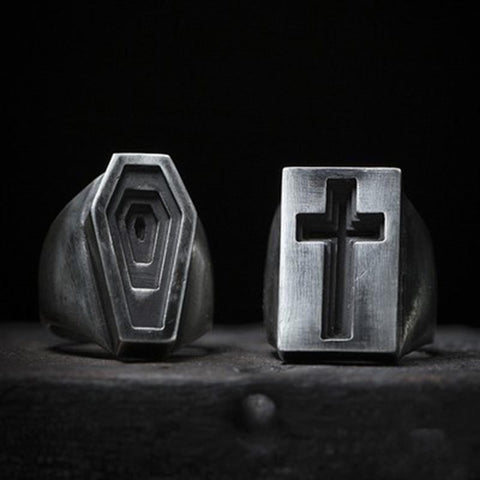 The deadly coffin and Sinner ring.