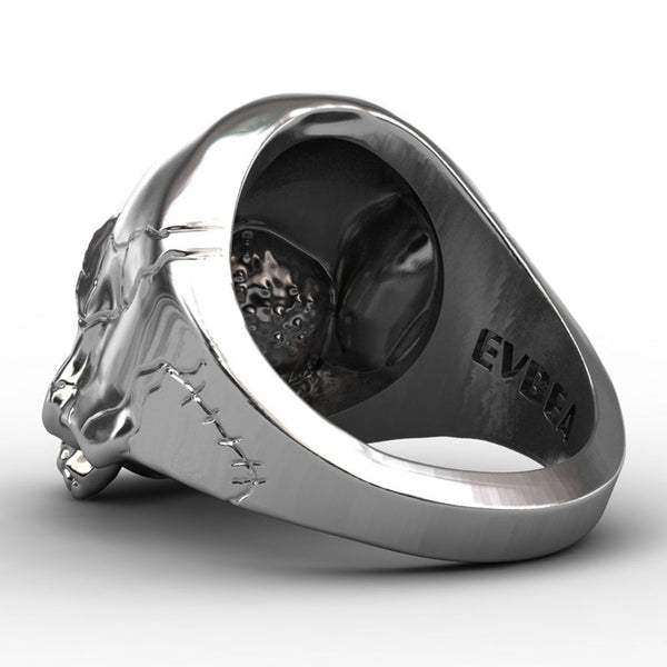 Death is coming - Skull Ring Men, Gothic Personality Punk Ring Fashion.